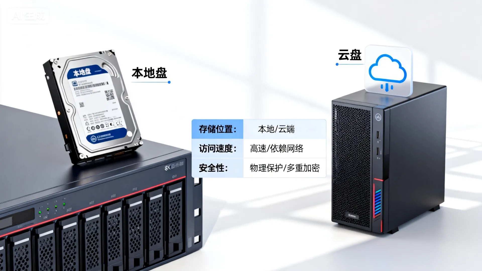 服务器本地盘和云盘哪个好?二者区别与优缺点详解 服务器本地盘和云盘哪个好