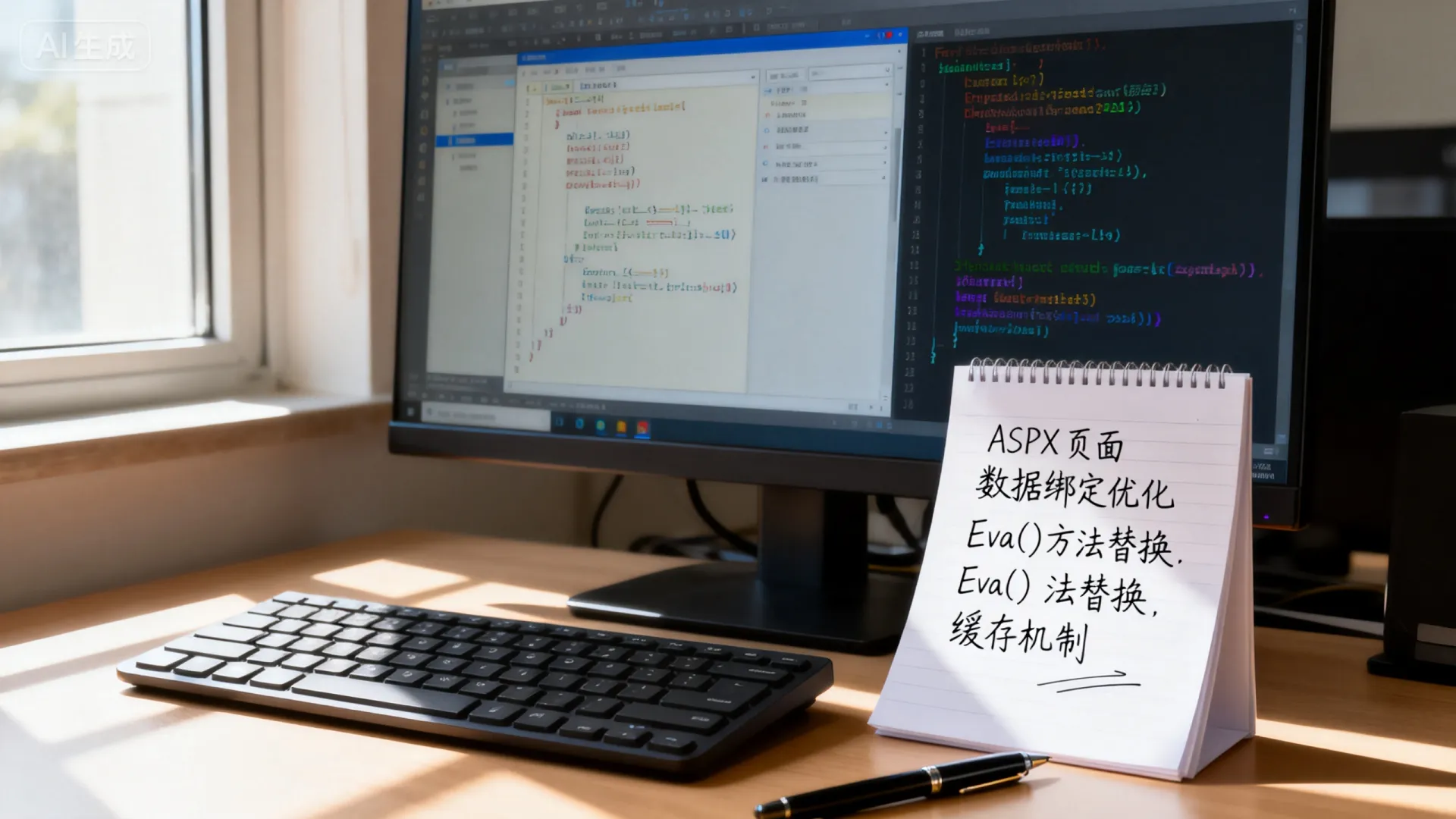 在ASPX页面中编写后台代码时,如何优化数据绑定性能? 在ASPX页面中编写后台代码时,如何优化数据绑定性能?