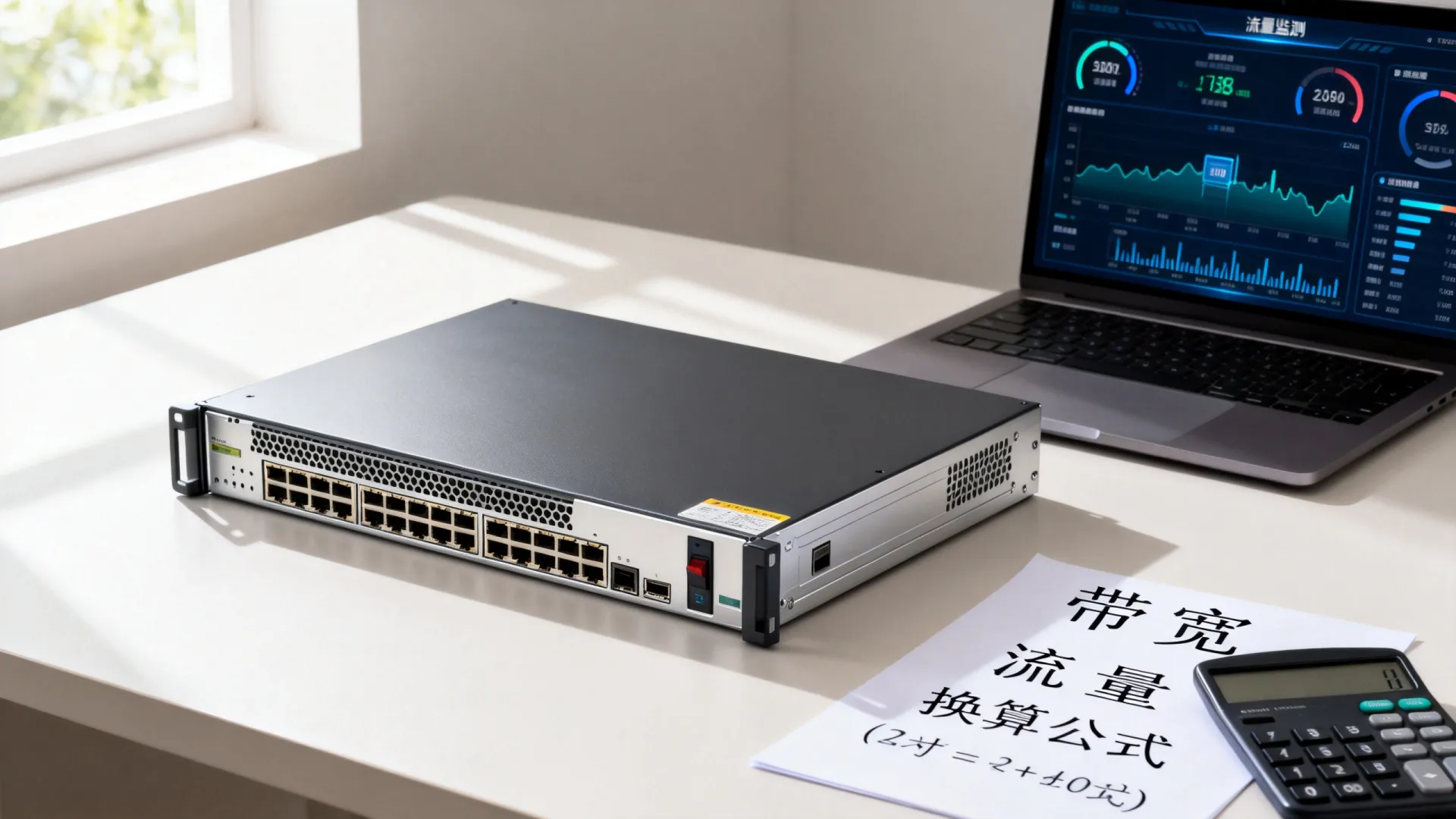 服务器带宽流量换算,3分钟学会 服务器带宽流量换算