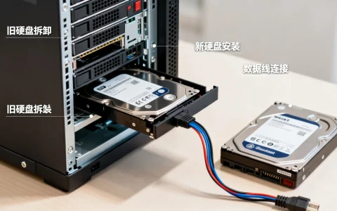 服务器更换操作系统硬盘会丢失数据吗，换硬盘后怎么重装系统