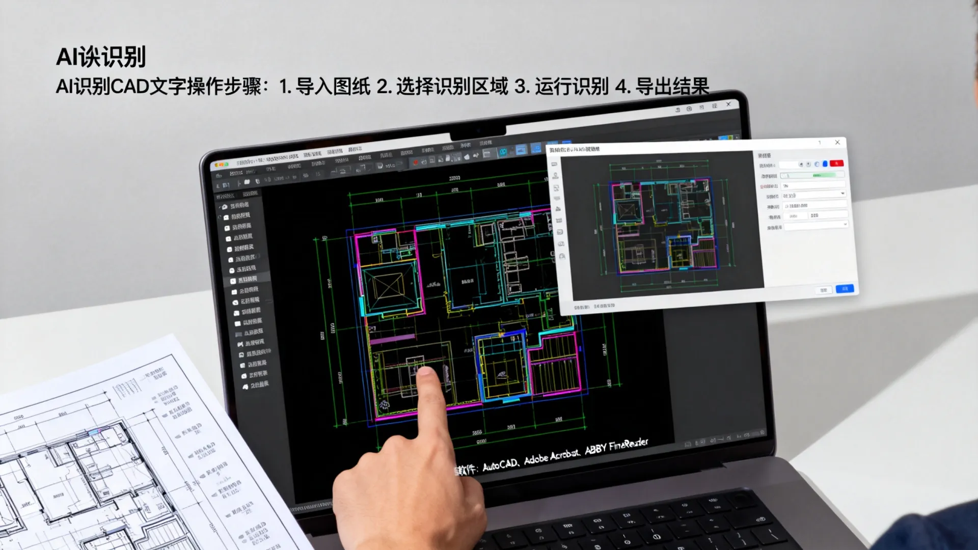 ai识别cad文字 ai识别cad文字