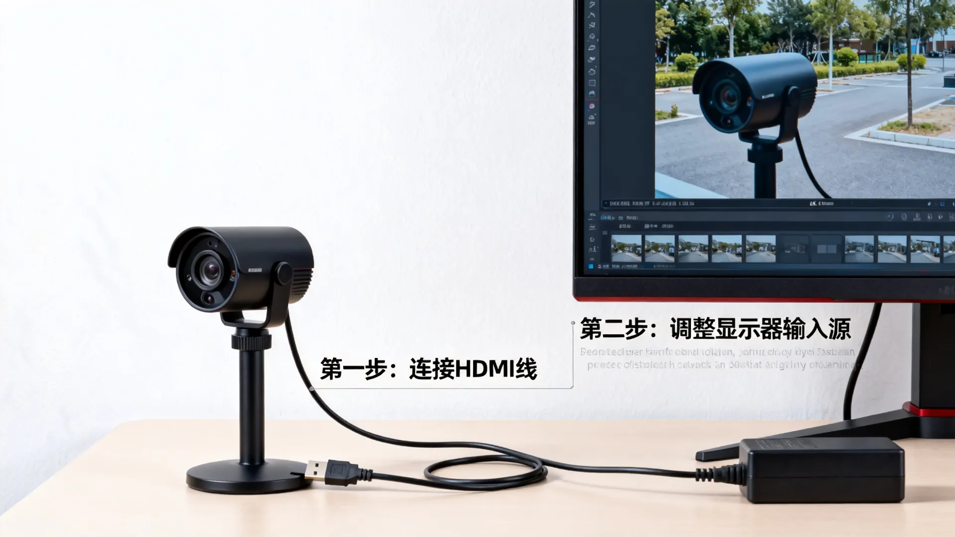 监控摄像头怎么连接显示器 监控摄像头怎么连接显示器
