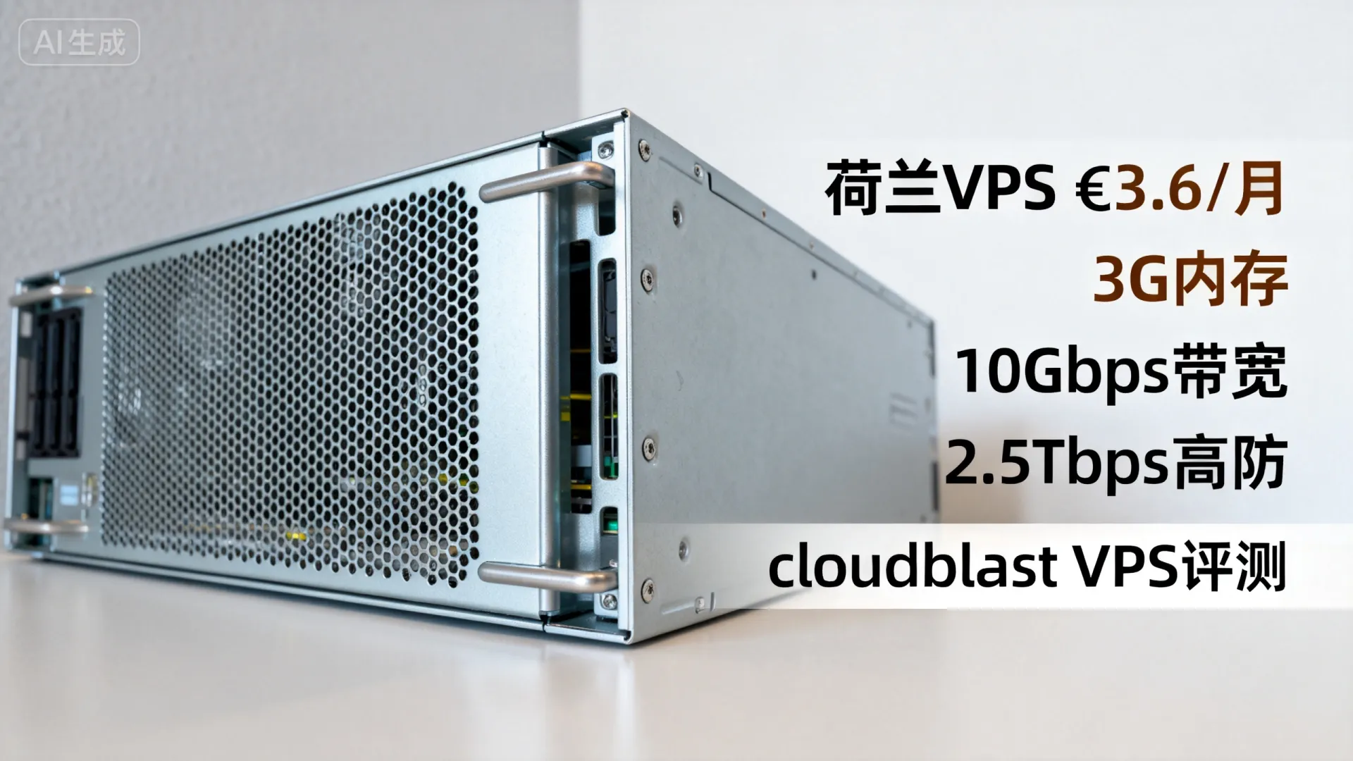 cloudblast：荷兰VPS，€3.6/月，3G内存/10Gbps带宽/2.5Tbps高防 - VPS评测 - 国外VPS，国外VPS商家，评测及优惠