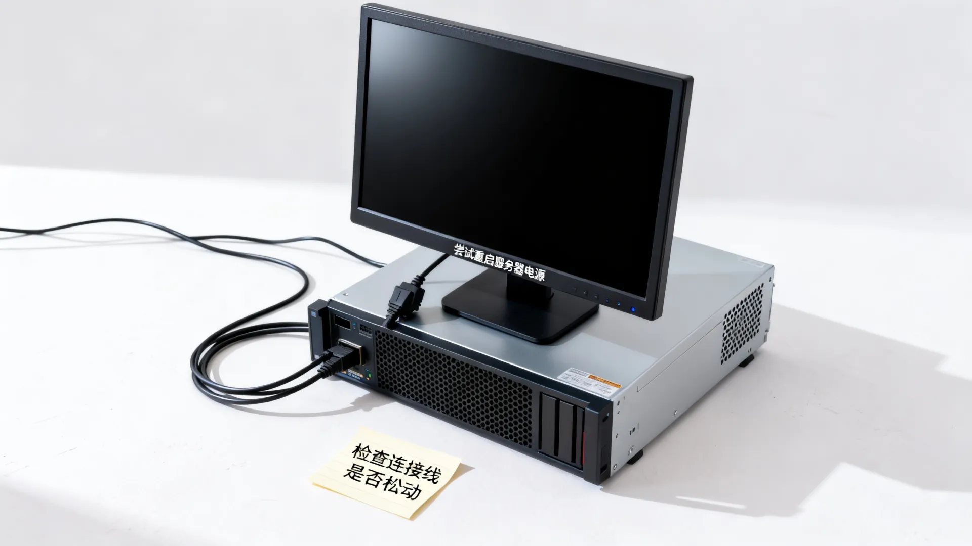 服务器显示屏不显示桌面