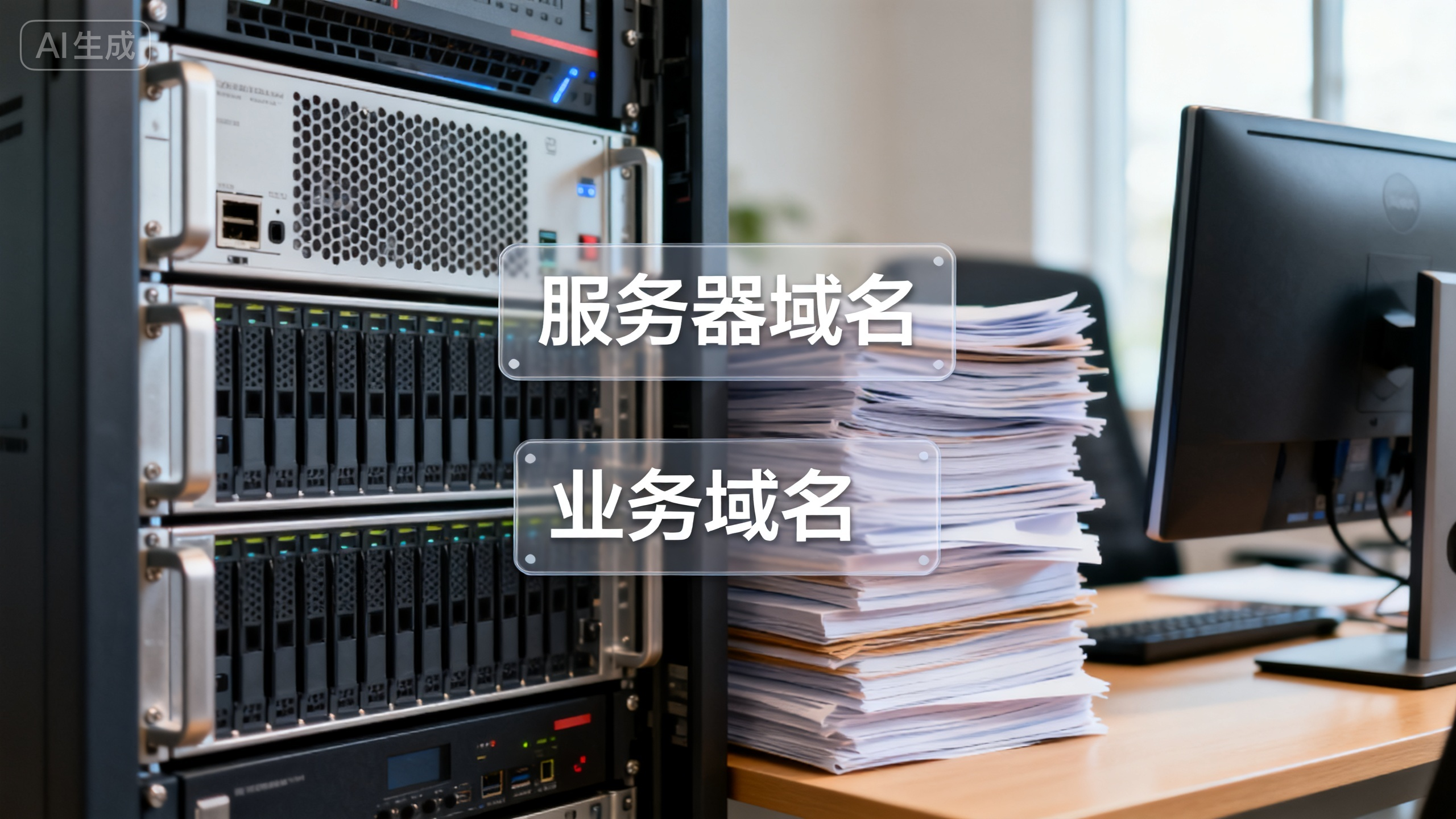 服务器域名和业务域名的区别