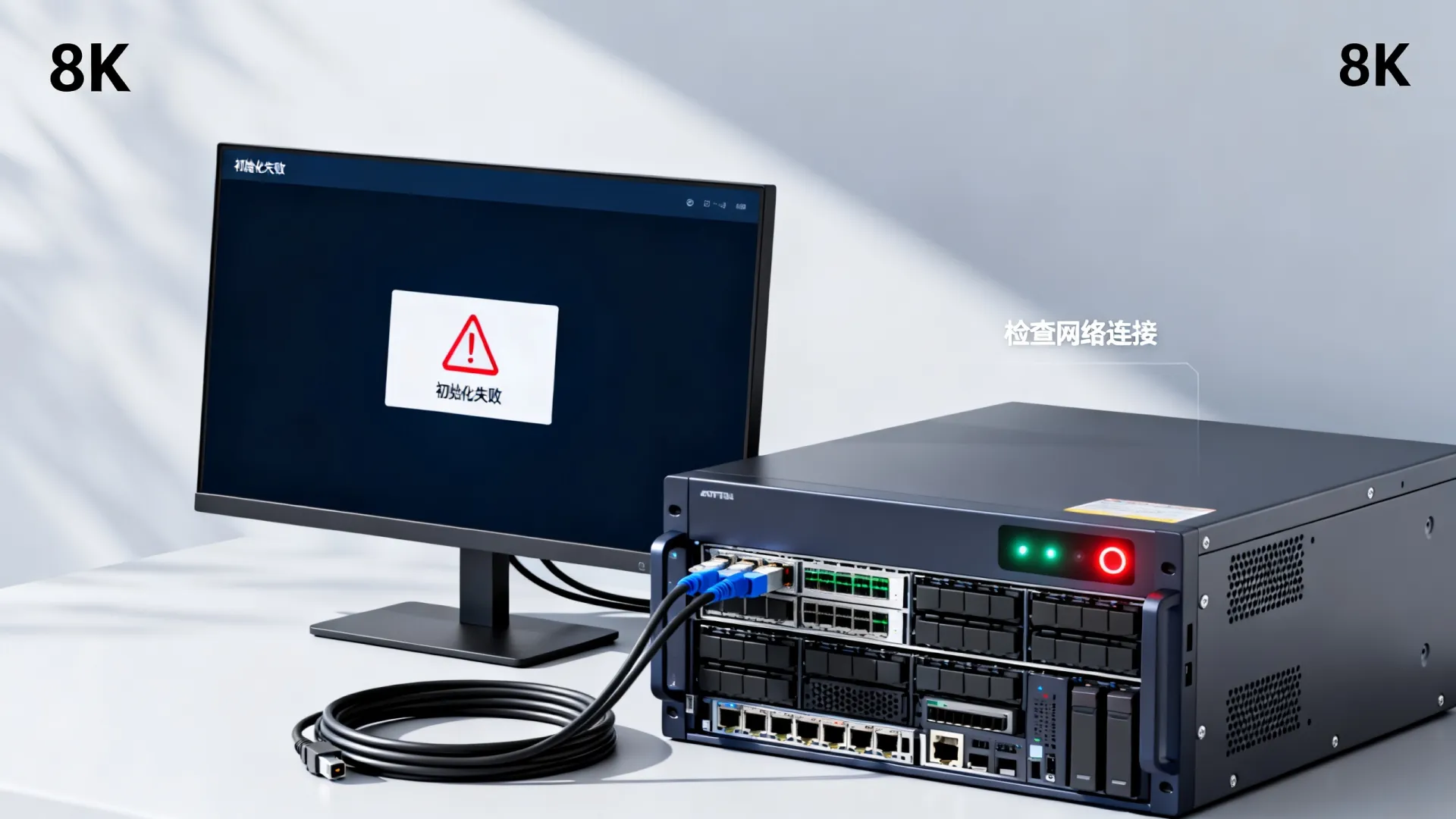 服务器显示初始化失败什么意思 服务器显示初始化失败什么意思