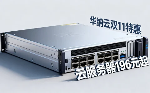 华纳云双11云服务器怎么样？196元起值得买吗？