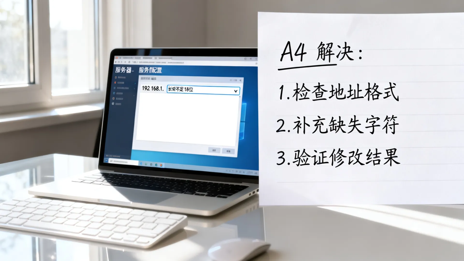 当服务器地址长度不足18位时,应该如何解决? 当服务器地址长度不足18位时,应该如何解决?