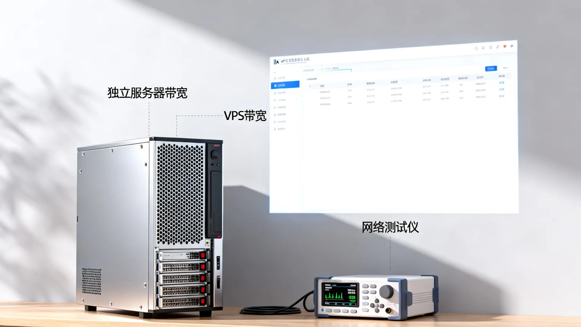独立服务器带宽和VPS带宽区别在哪