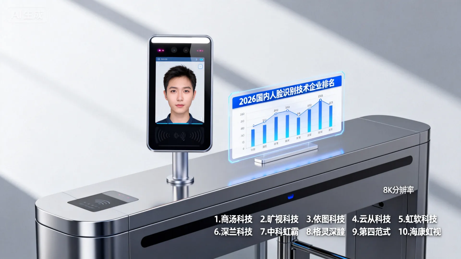 国内人脸识别公司哪家强?2026最新十大技术企业排名! 国内人脸识别公司哪家强?2026最新十大技术企业排名!