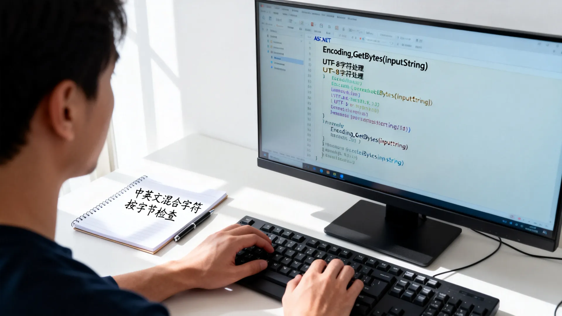 ASP.NET如何按字节检查文字避免乱码?中英文混合字符处理技巧 NET如何按字节检查文字避免乱码