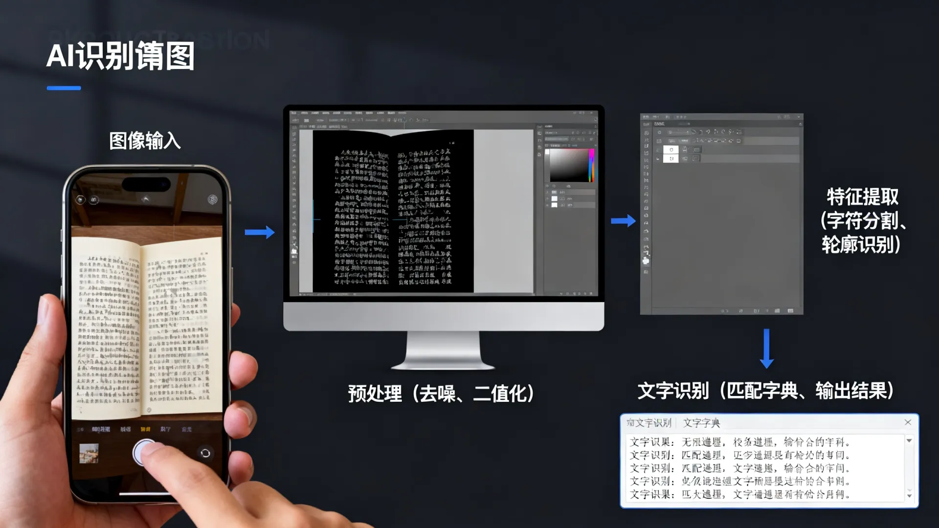 ai识别图片文字过程 ai识别图片文字过程