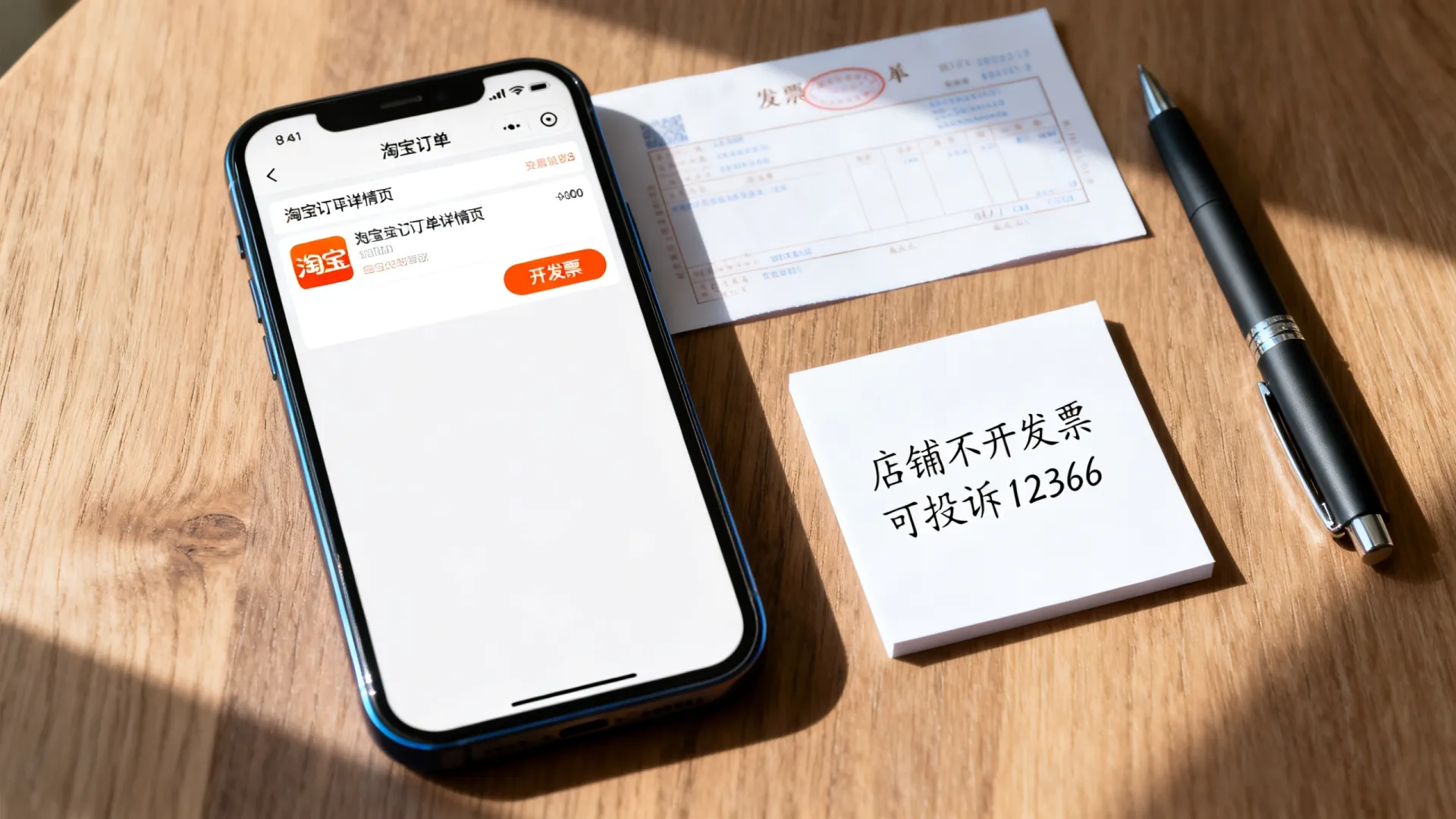 淘宝要开发票 淘宝要开发票