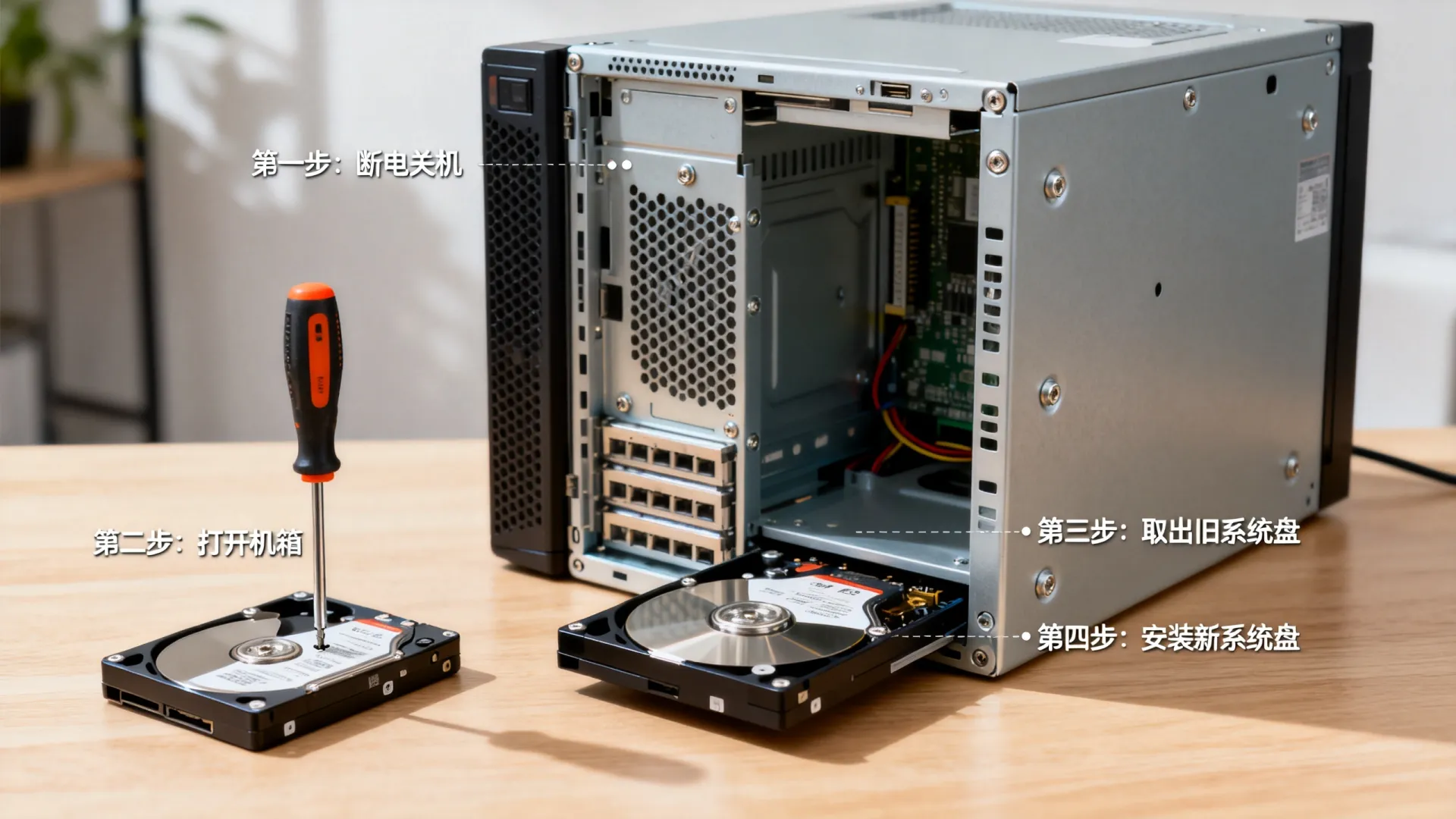 服务器更换系统盘 服务器更换系统盘