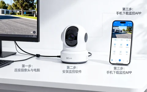 监控摄像头怎么连接电脑和手机，监控摄像头怎么连手机和电脑