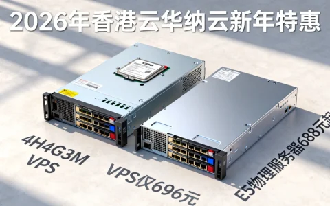 2026年香港云华纳云新年特惠，4H4G3M VPS仅696元，E5物理服务器688元起，你心动了吗？
