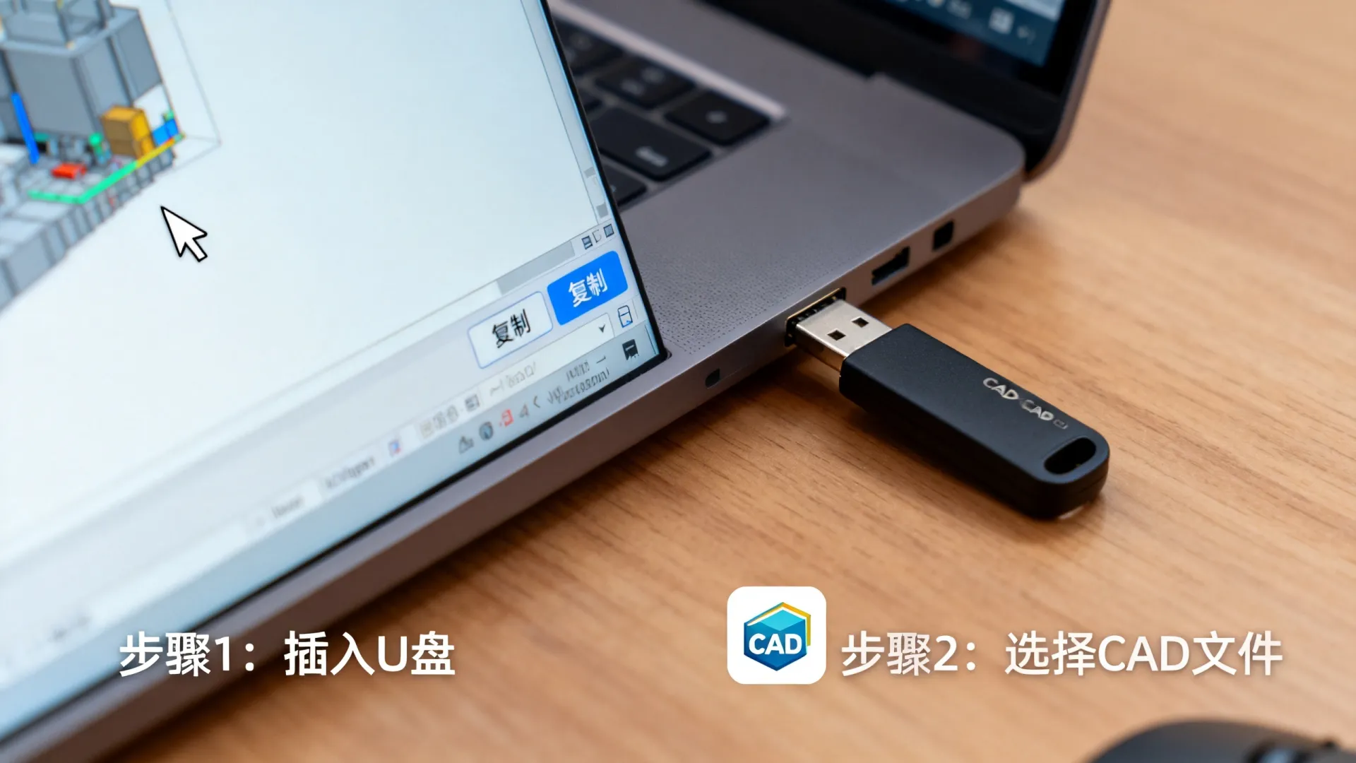 电脑中的cad怎么安装到u盘 电脑中的cad怎么安装到u盘