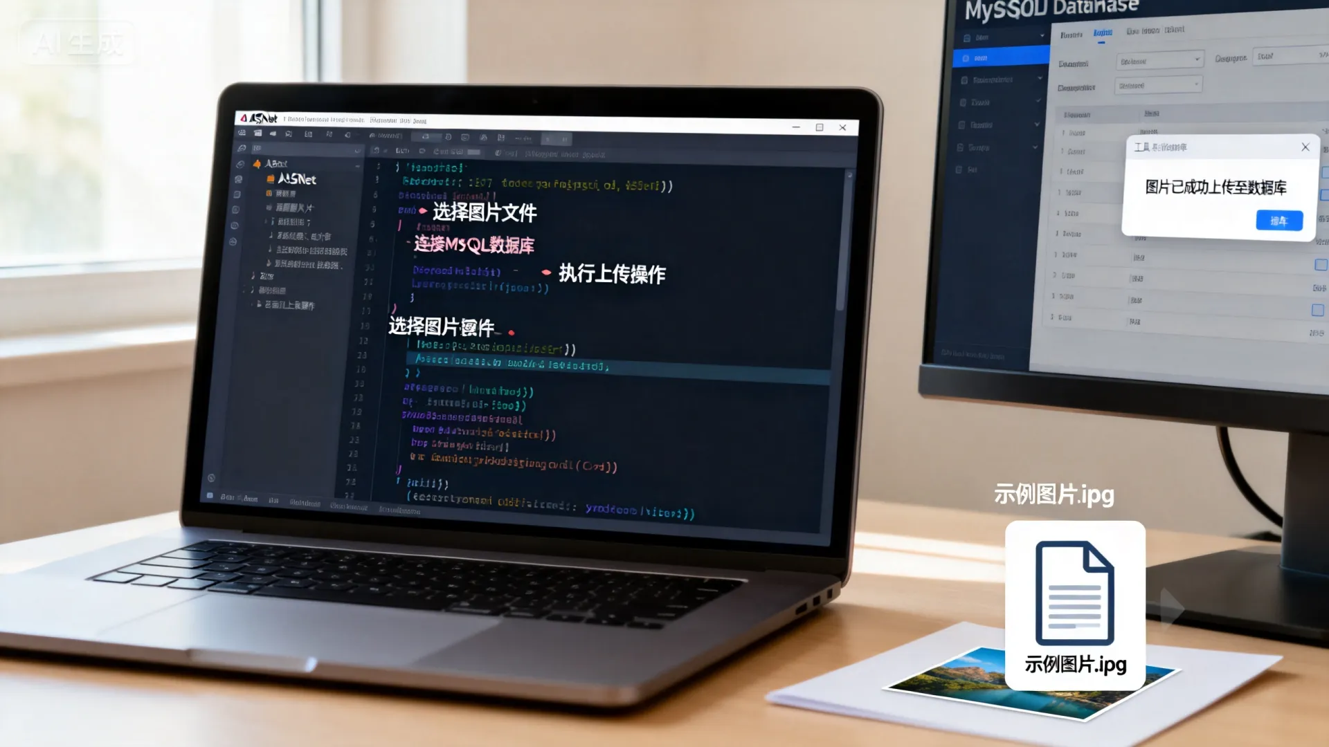 图片上传教程与ASPNet数据库操作详解