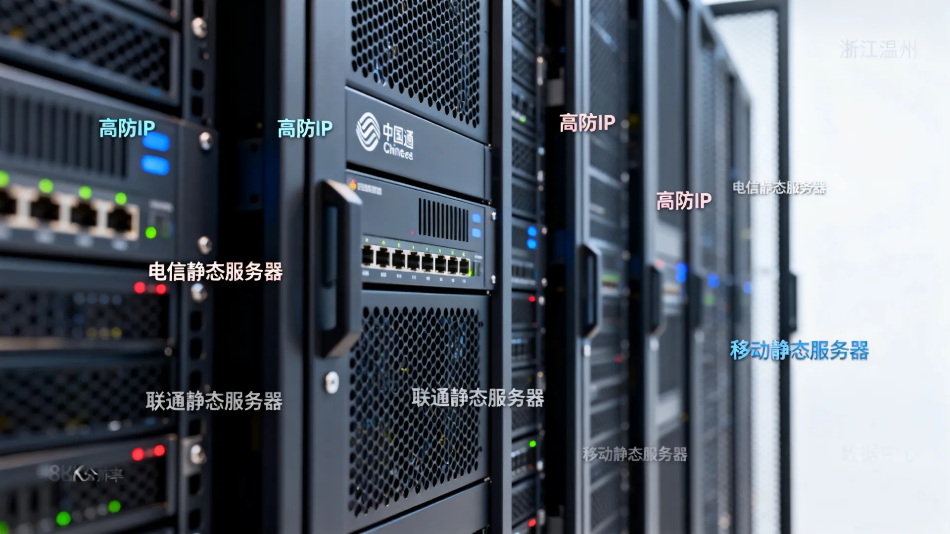 酷番云高防电信,联通,移动静态浙江-温州 酷番云高防电信