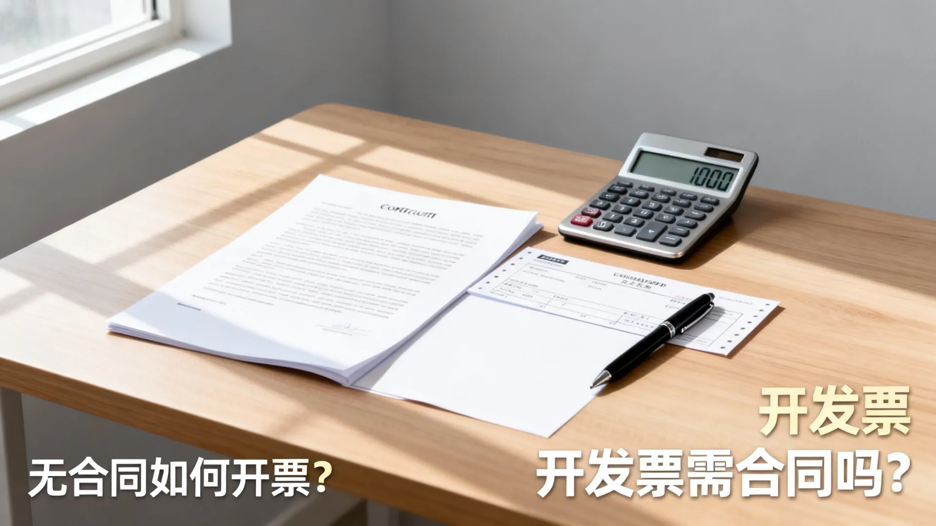 开发票需要合同 开发票需要合同