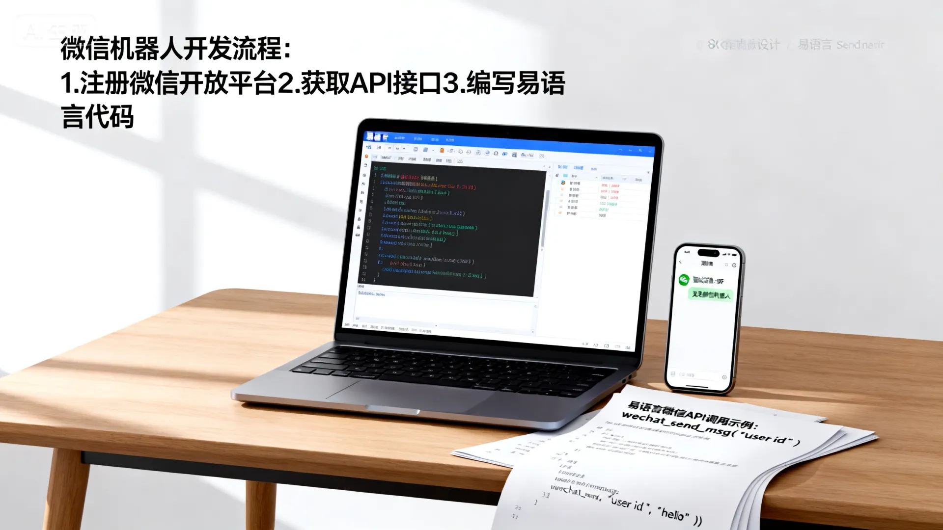如何快速上手微信机器人开发？易语言微信开发实战教程