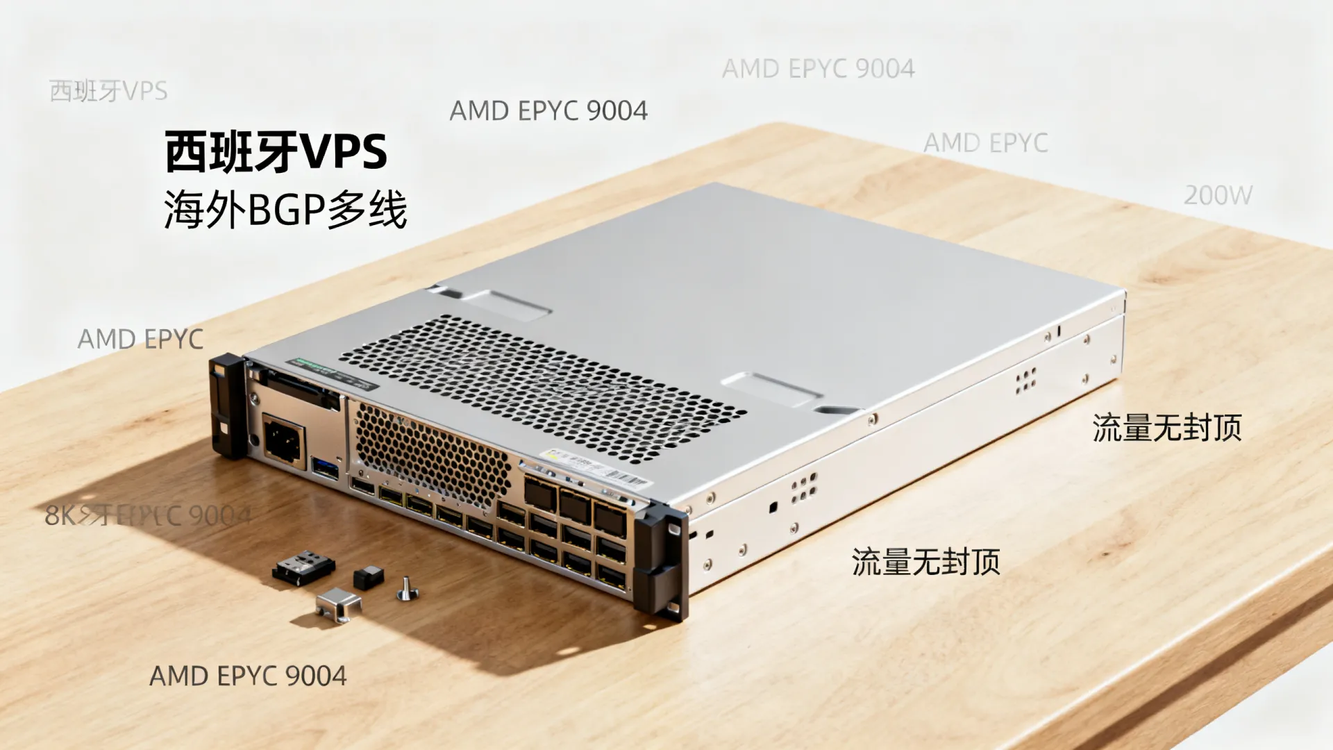 海外BGP多线 西班牙VPS - AMD EPYC 9004,流量无封顶,低至 海外BGP多线 西班牙VPS