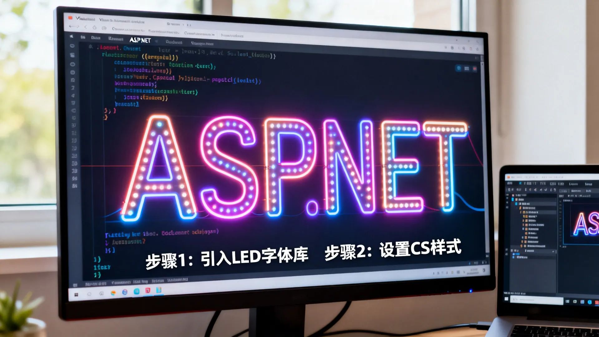 如何在ASP.NET网页添加LED字体?LED字体特效实现教程 如何在ASP.NET网页添加LED字体?LED字体特效实现教程