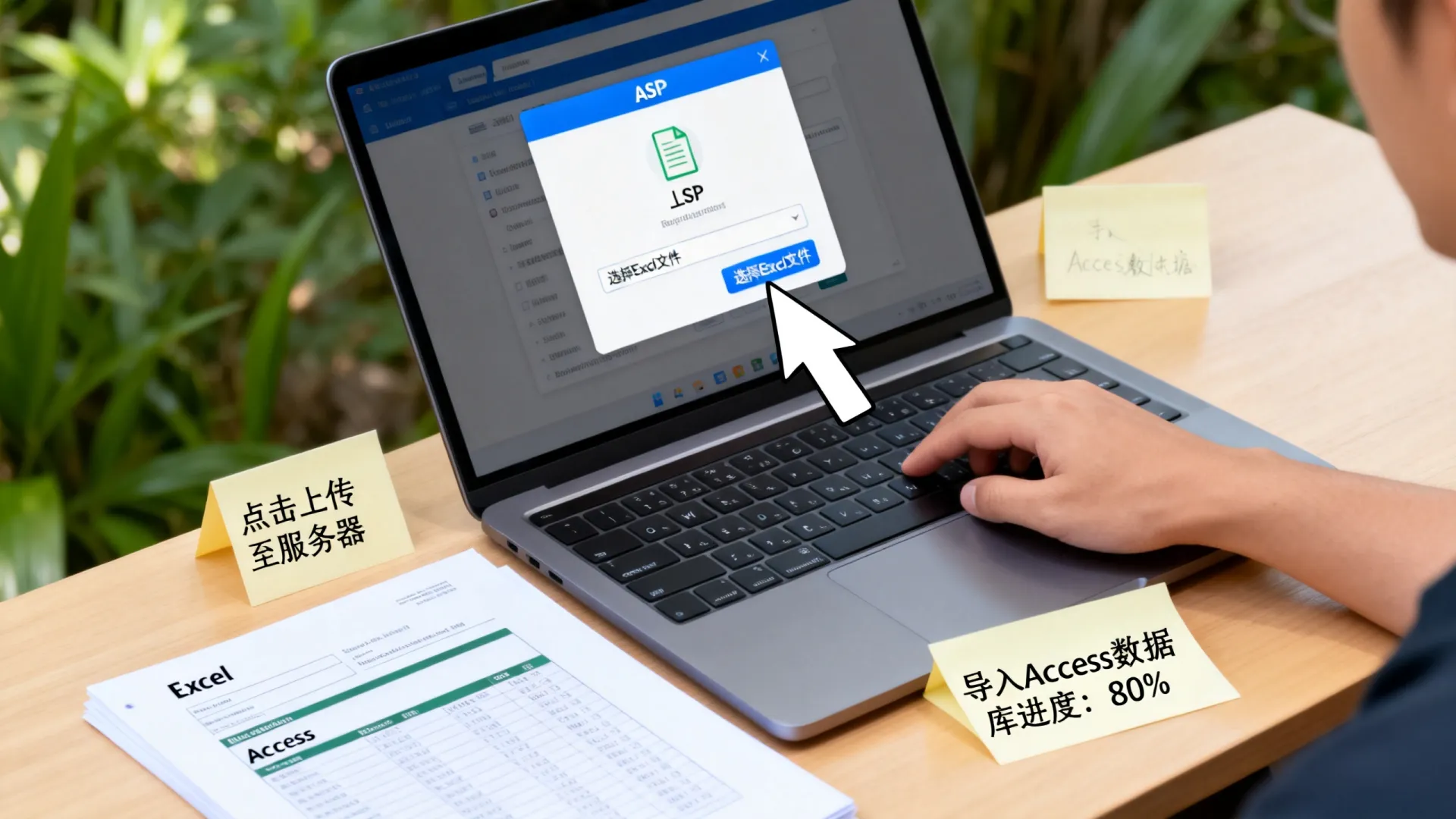 asp上传excel文件并将数据导入到access数据库