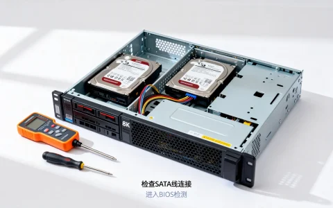 服务器找不到第二块硬盘？硬盘检测不到解决方案