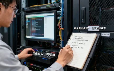 服务器进程关闭全攻略，安全操作步骤详解 | 如何关闭服务器进程？服务器优化技巧