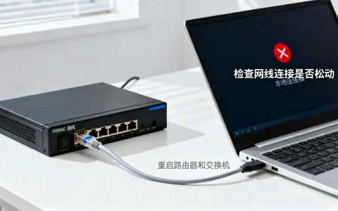 服务器插网线显示红叉怎么回事，本地连接红叉怎么解决
