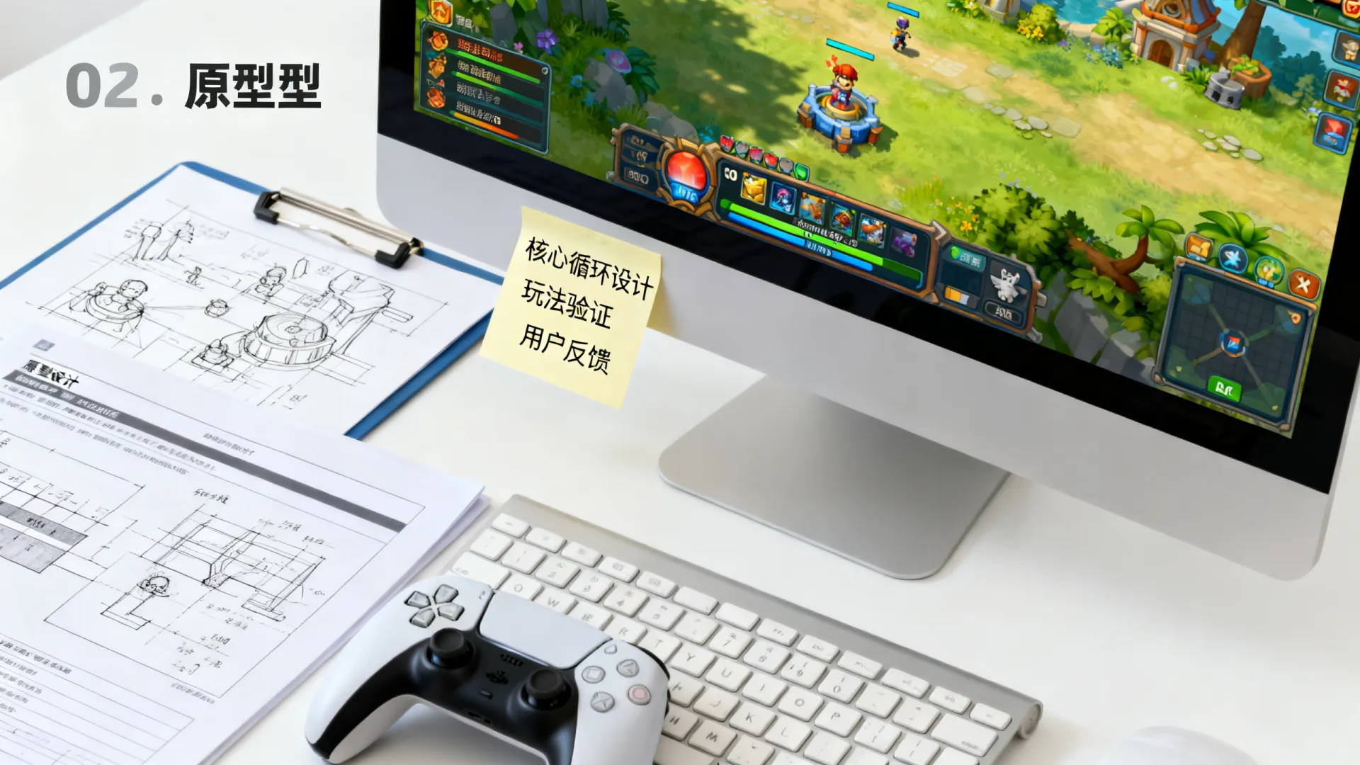 如何制作游戏原型?掌握核心循环打造独立游戏开发 掌握核心循环打造独立游戏开发