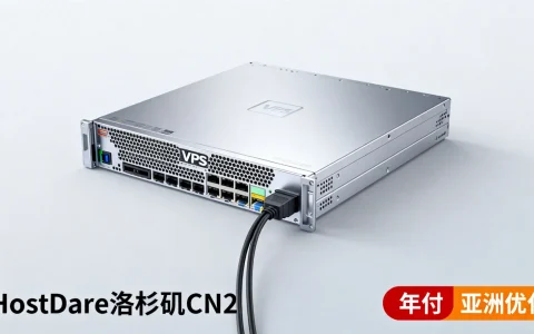 HostDare洛杉矶CN2五五折促销，VPS年付$17，亚洲优化如何？