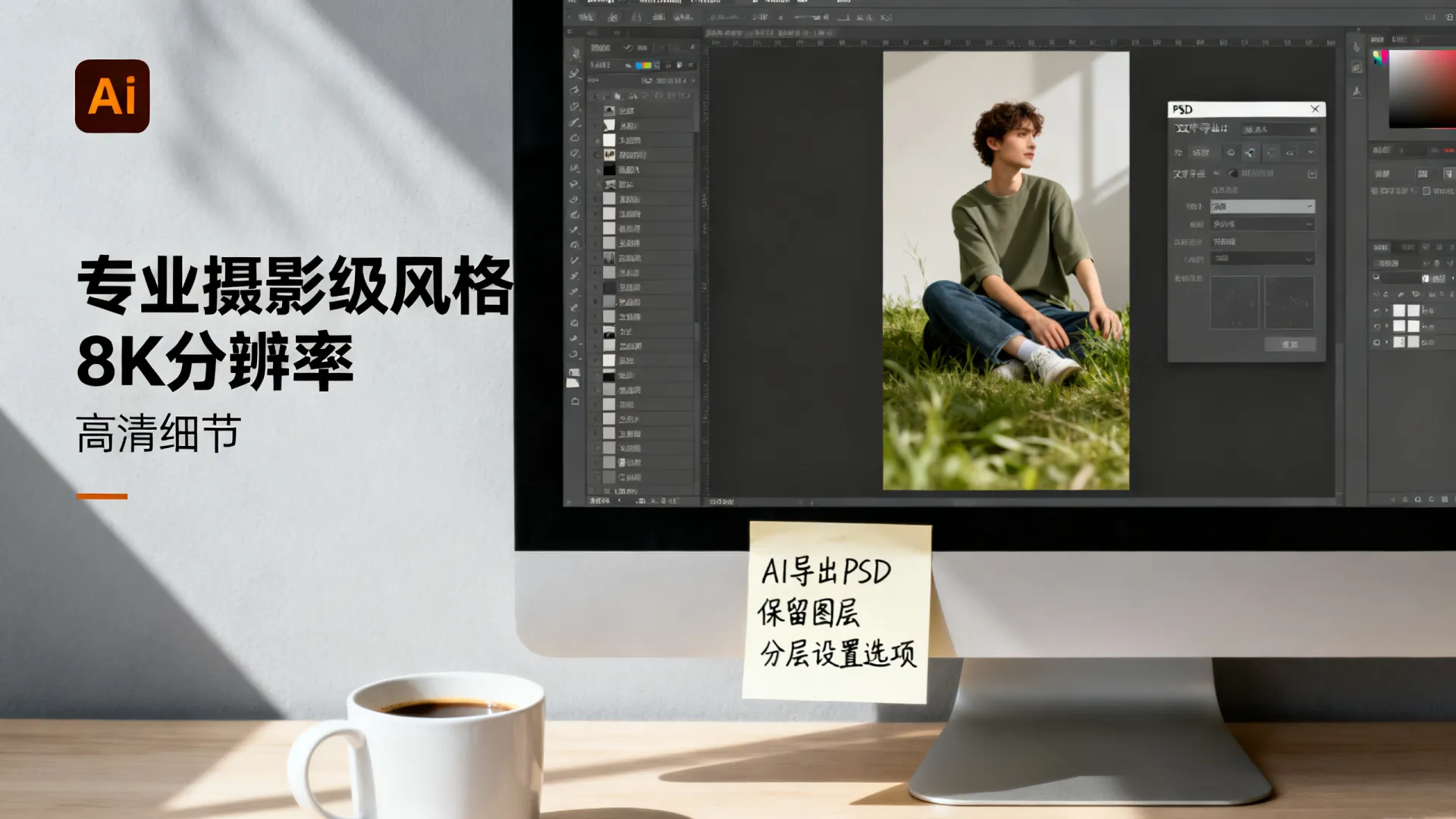 ai存储为psd分层 ai存储为psd分层