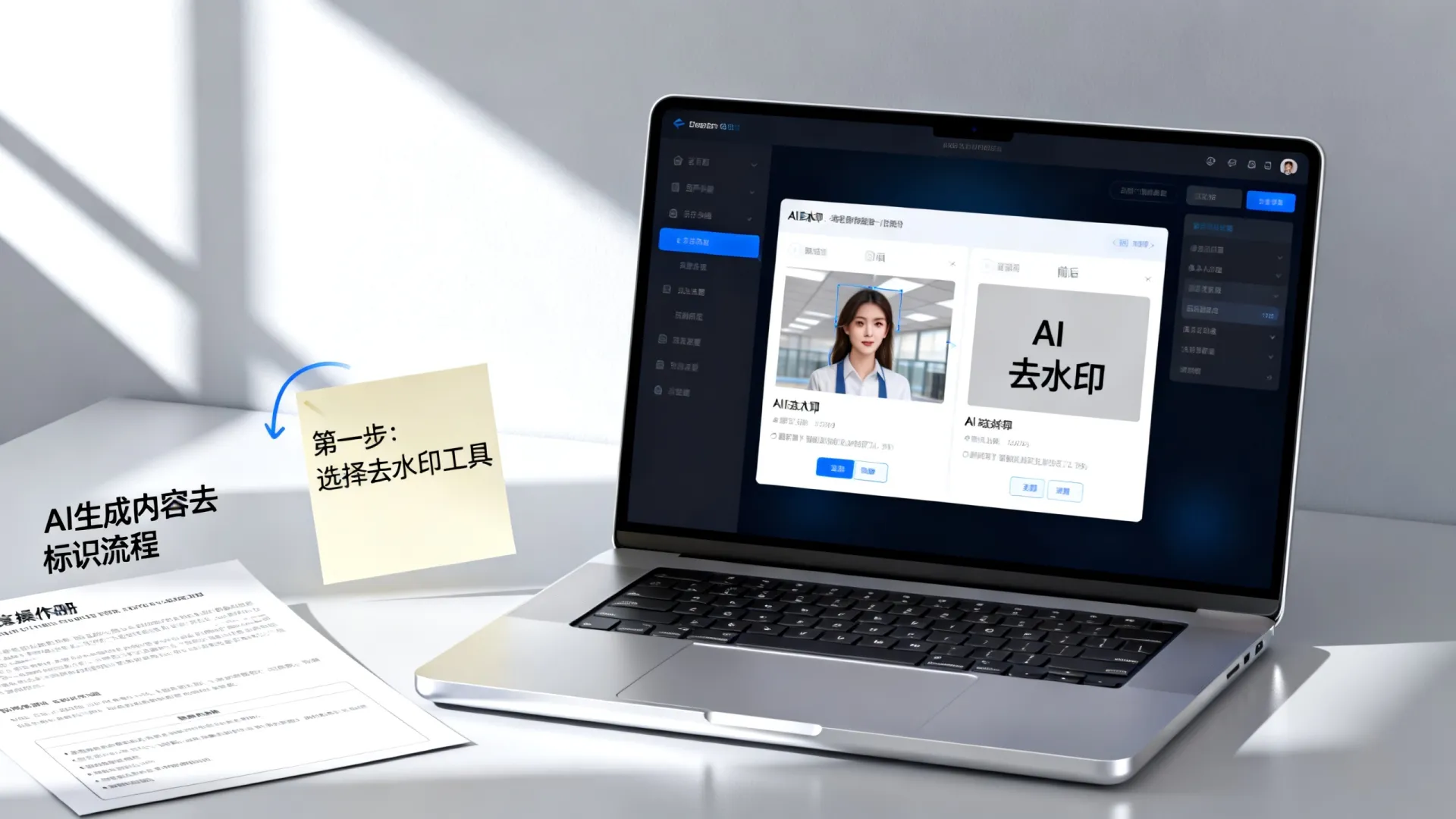 如何彻底清除痕迹?AI生成内容如何去除水印,AI去标识 AI生成内容如何去除水印