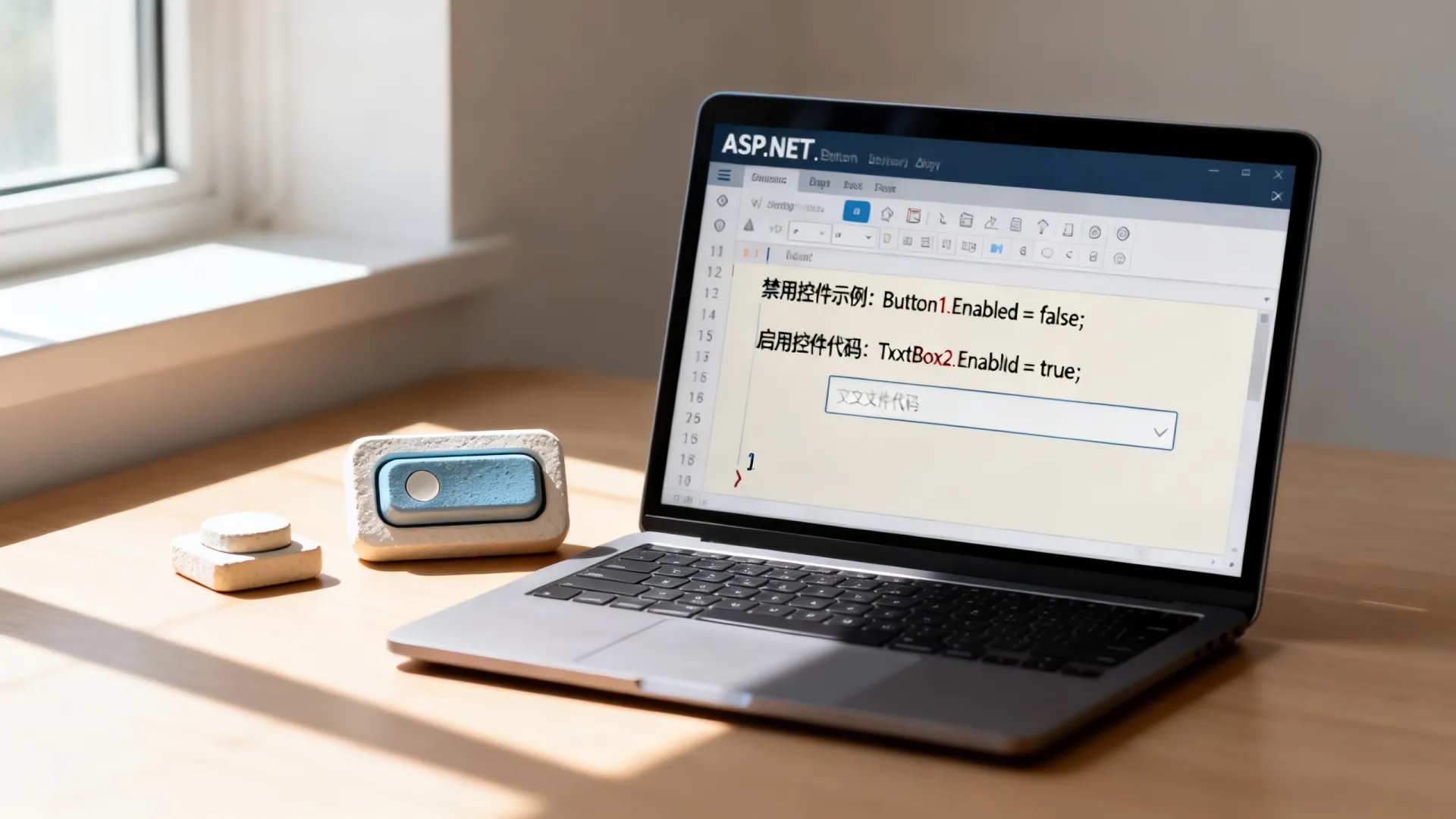 aspnet简单实现禁用或启用页面中的某一类型的控件