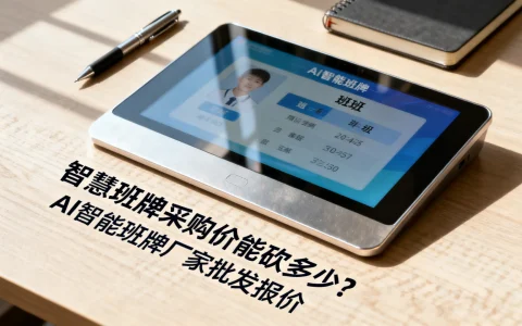 智慧班牌采购价能砍多少？AI智能班牌厂家批发报价