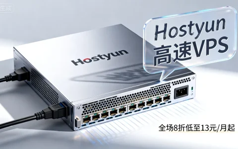 国外VPS如何选择性价比最高？Hostyun高速VPS全场8折低至13元/月起！