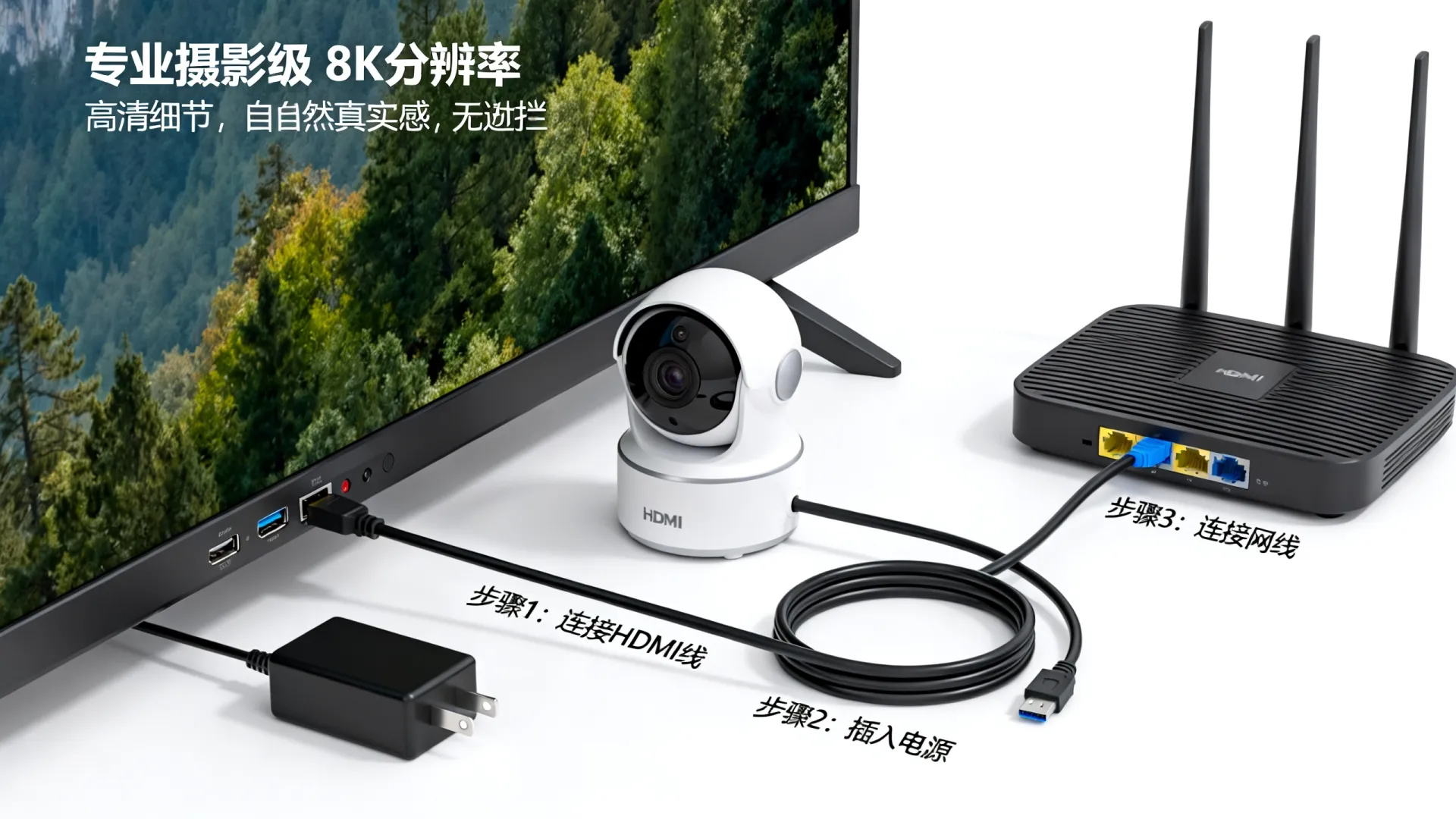 监控摄像怎样连接电视机 监控摄像怎样连接电视机