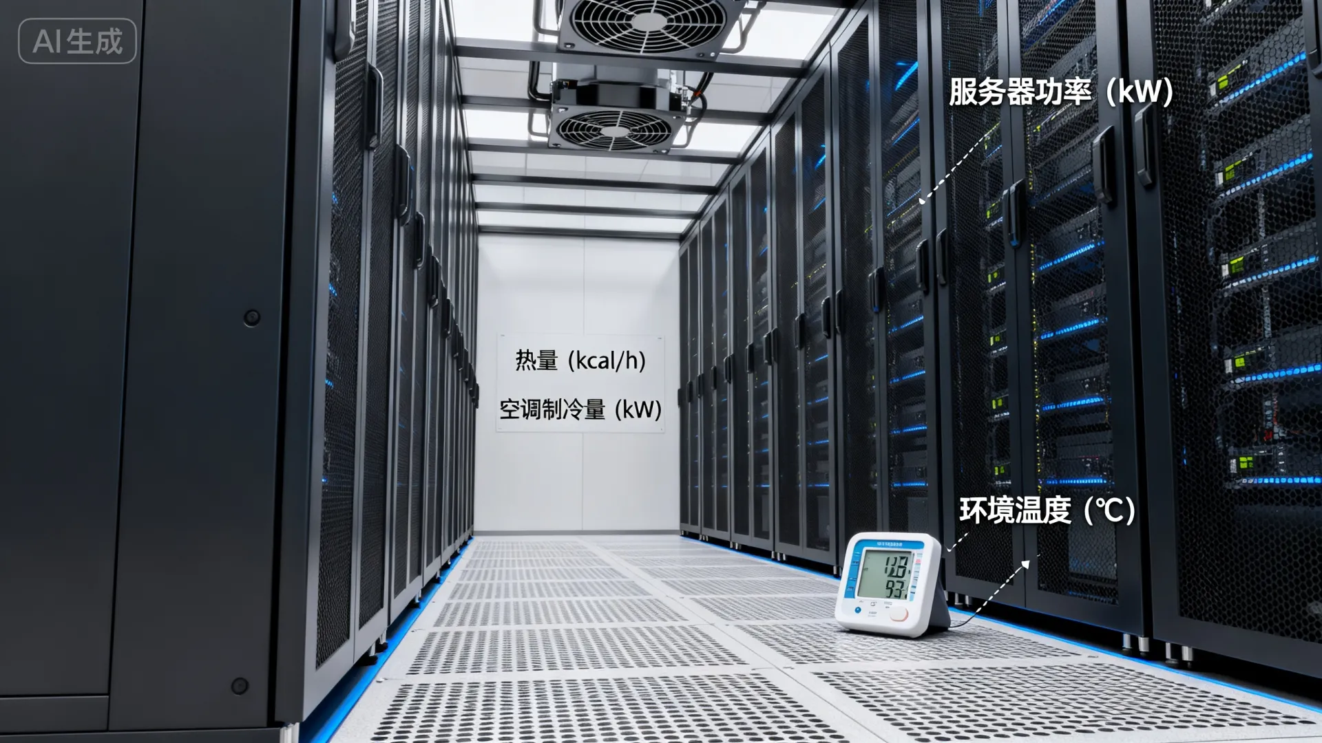 服务器机房热量如何计算?机房热量计算公式与空调选型指南 机房热量计算公式与空调选型指南