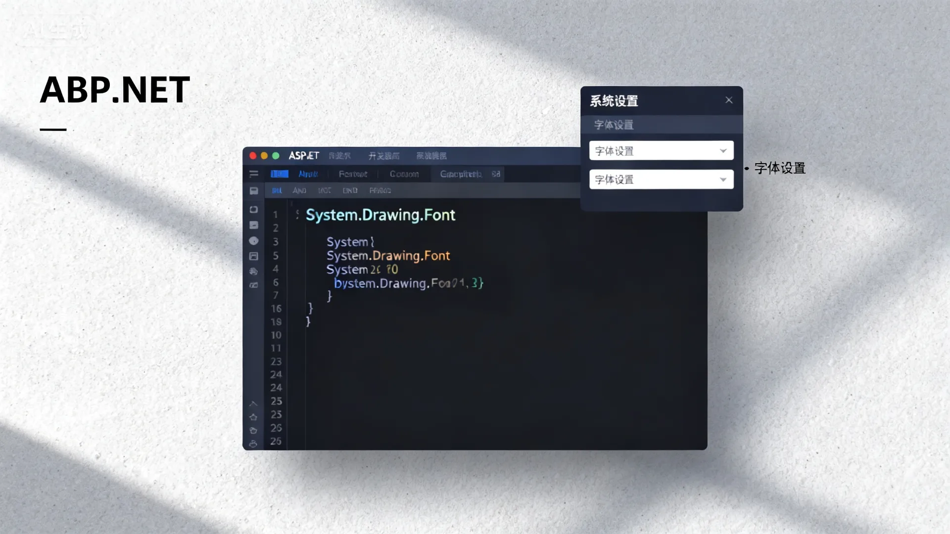 如何在ASP.NET中调用系统设置字体文本框? - ASP.NET开发实战技巧 如何在ASP.NET中调用系统设置字体文本框? - ASP.NET开发实战技巧