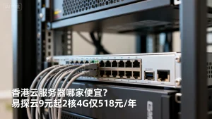 香港云服务器哪家便宜？易探云9元起2核4G仅518元/年