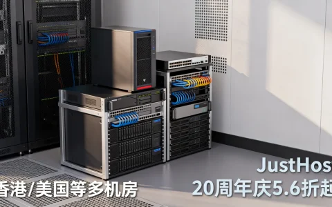 哪家VPS优惠力度大？JustHost 20周年庆5.6折起，香港/美国等多机房！