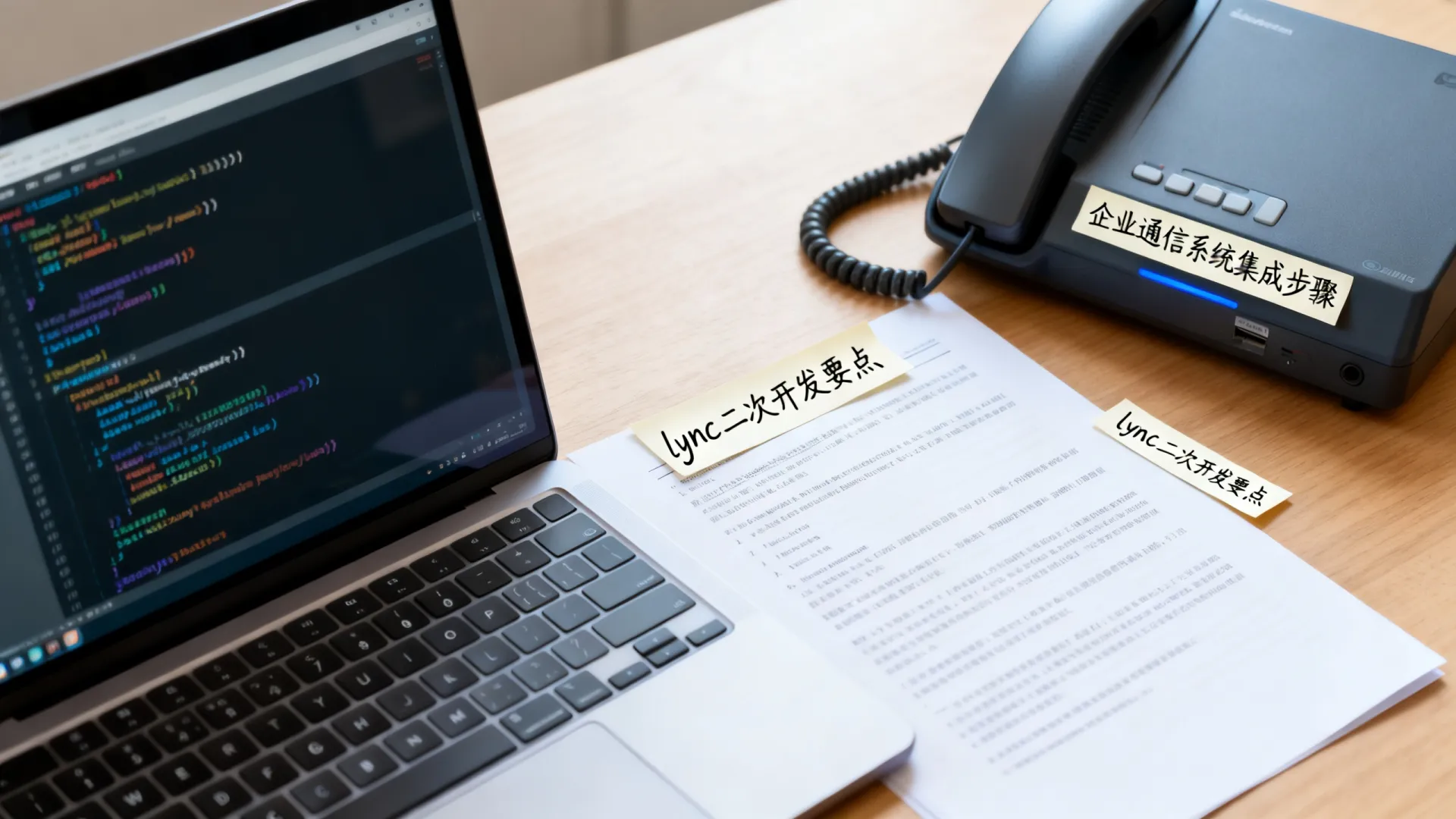 如何高效实施lync二次开发以集成企业通信系统？