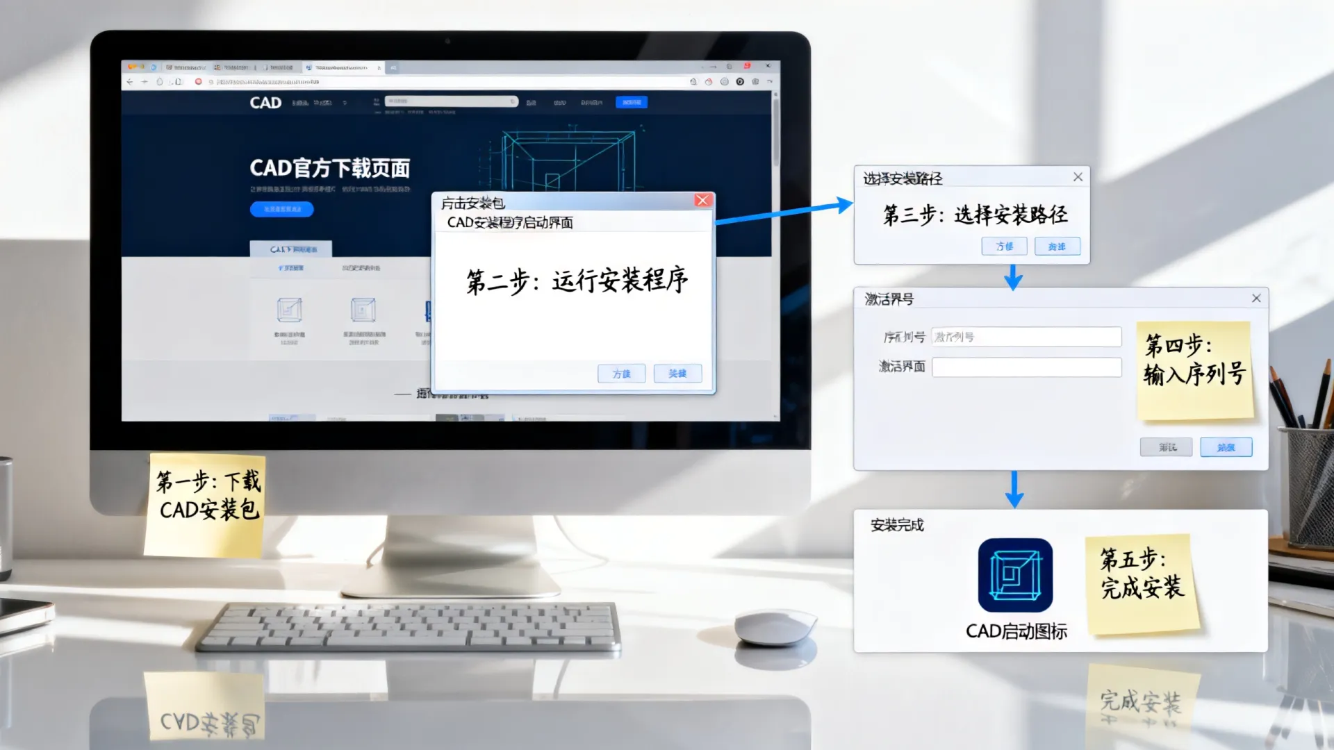 cad怎么安装步骤 cad怎么安装步骤