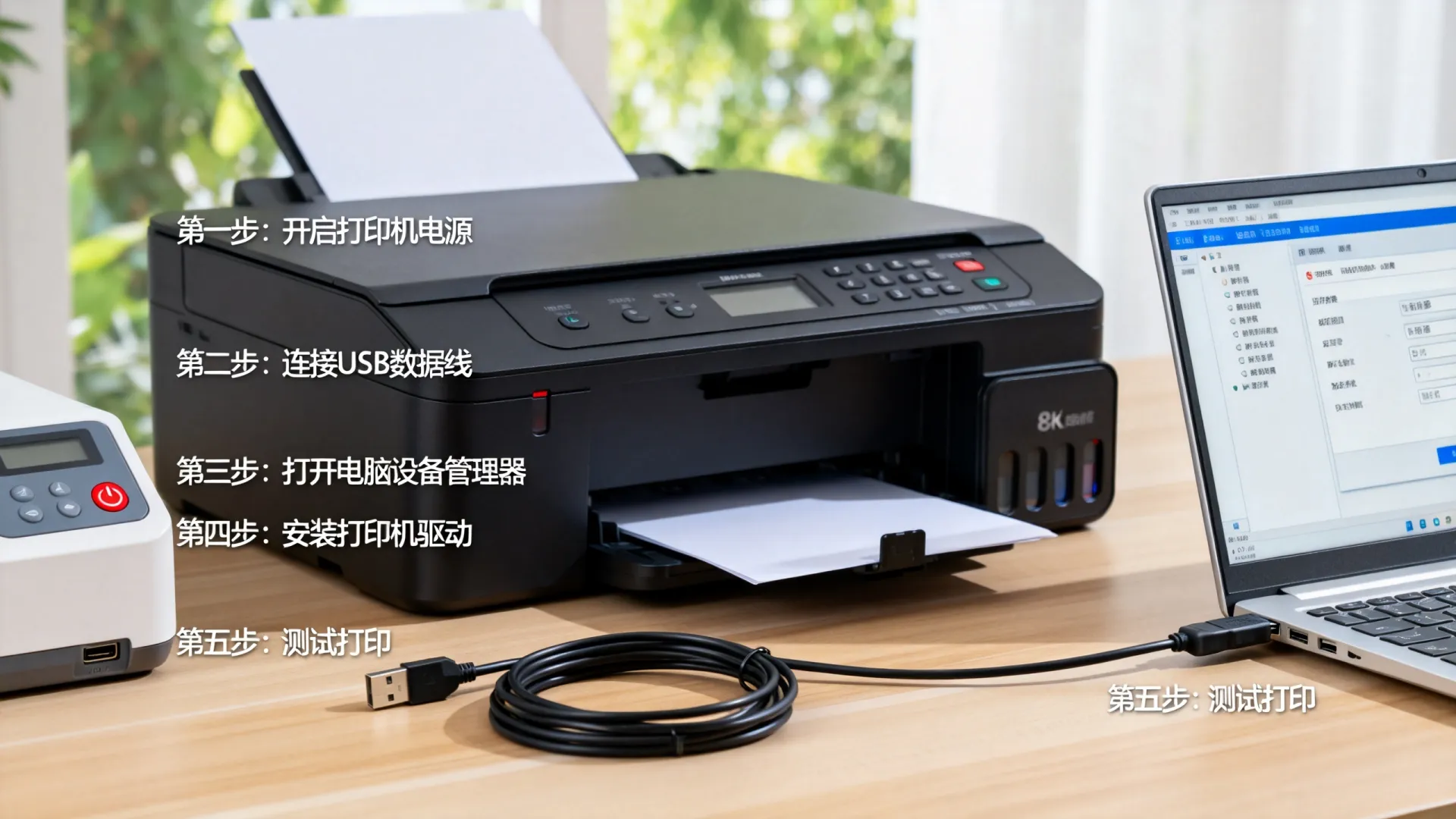 怎样安装打印机和电脑连接 怎样安装打印机和电脑连接