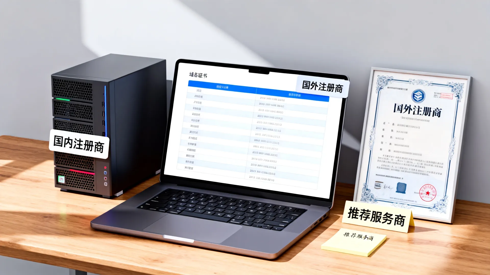 国内外域名注册商哪个好?横向对比 | 高流量域名服务商推荐 国内外域名注册商哪个好