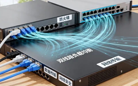 防火墙双线路负载均衡，如何实现高效稳定的数据传输与网络安全？