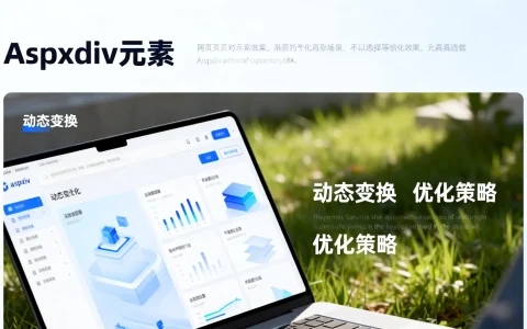 aspxdiv变换详解，如何实现网页元素的动态变化与优化？