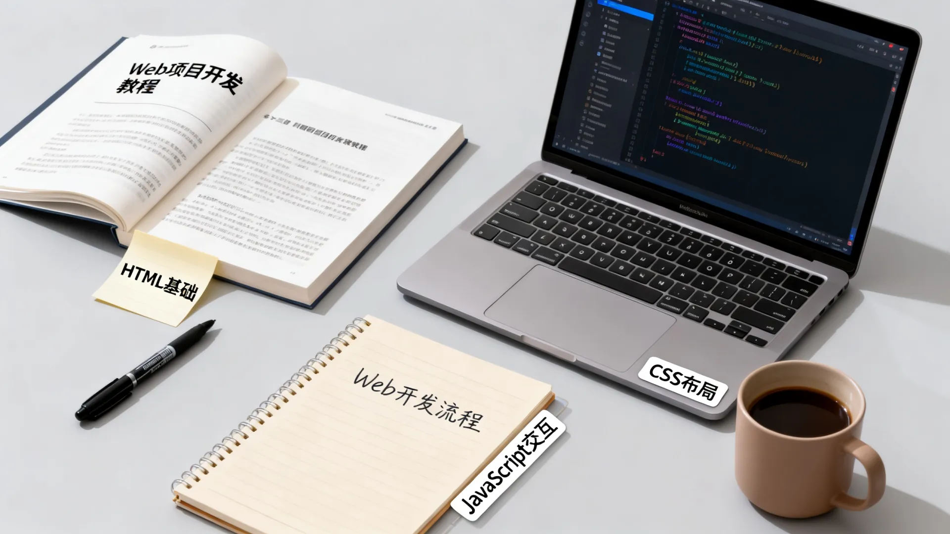 Web项目开发怎么学